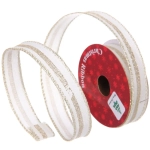 Лента для декорирования «Млечный путь» 1,5 см, 2,7 м, Белый