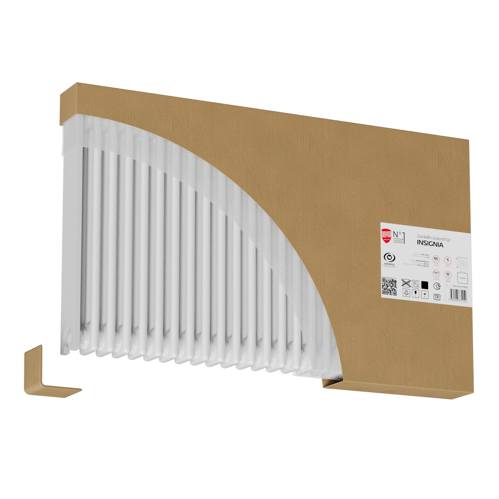 Дизайн-радиатор Royal Thermo Insignia C2180 - 06 секц. RAL9016