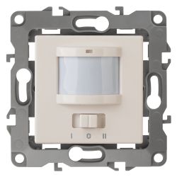 12-4103-02 ЭРА Датчик движения 2-проводной, 180-240В, 200Вт, IP20, Эра12, слоновая кость