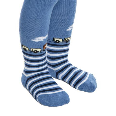 Колготки для мальчика, хлопок, с рисунком р-р 116-128, 364622, 1 шт.