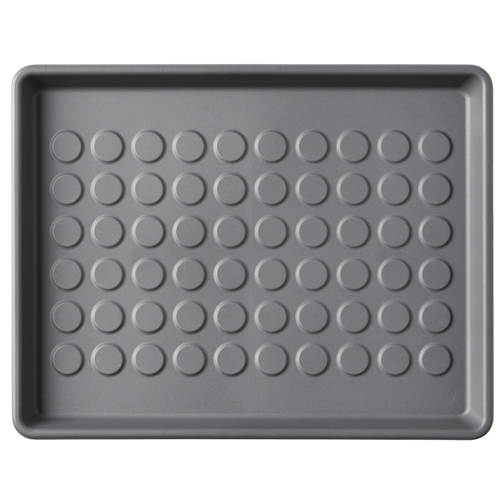 IKEA BAGGMUCK  (ИКЕА БАГГМУСК)  -  Коврик для обуви, внутренний/наружный/серый, 46x35 см