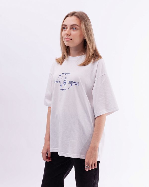 Футболка NTTR 001 Namaste Белая - фото 2