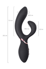 Вибратор-кролик Waname D-Splash Avalanche черный 20,5 см