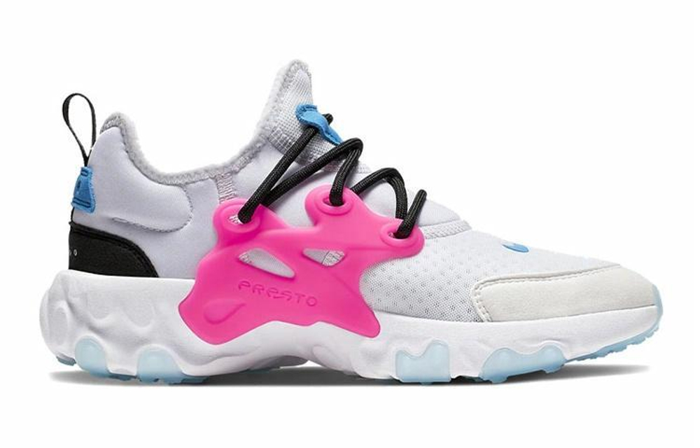 Кроссовки Nike React Presto GS (Подростковая размерная сетка)