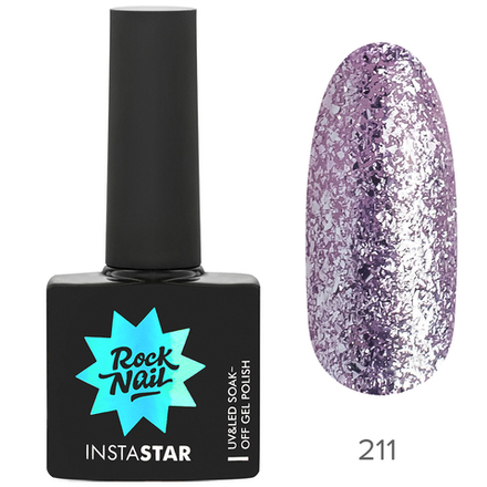 Гель-лак RockNail Insta Star 211 Ariana, 10мл.