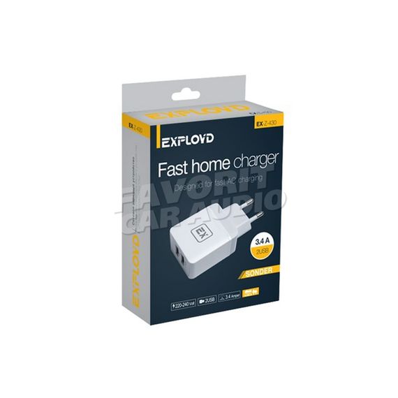 СЗУ 2USB Exployd EX-Z-430 SONDER белый