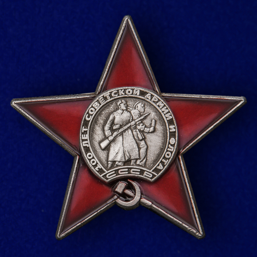 Знак "100 лет Советской армии и флоту"