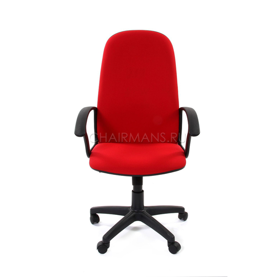 Кресло руководителя Chairman 289 NEW ткань красный