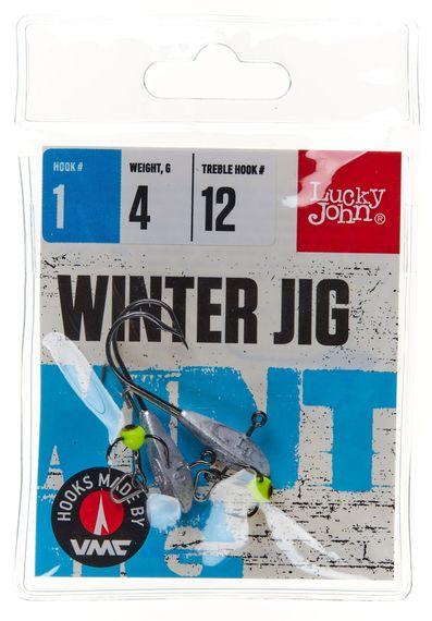 Мормышки свинц. Lucky John WINTER JIG Jig 04,0г кр.01, 2шт