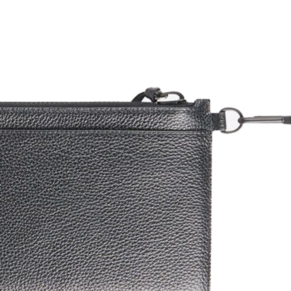 Balenciaga Cow Leather Clutch Men"s Black