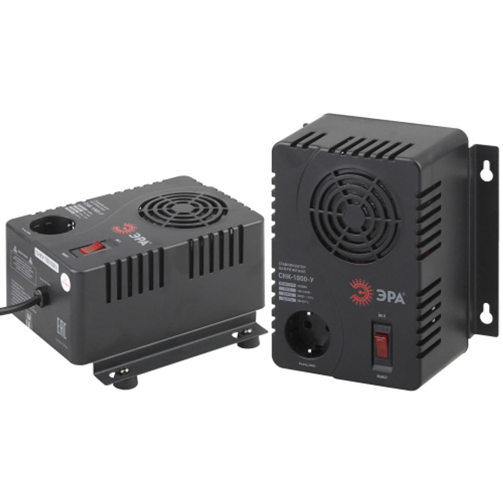 СНК-1000-У ЭРА Стабилизатор напр. компакт, универс., 160-260В/220В, 1000ВА | Компактные