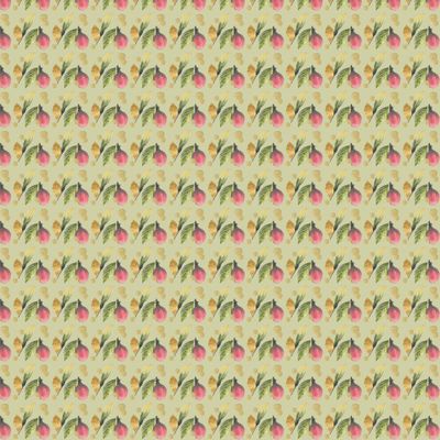 Розы and gold on green