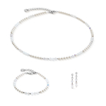 Серьги Coeur de Lion White-Silver 4245/21-1417