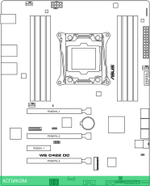 Материнская плата ASUS WS C422 DC (90SB08J0-M0XBN1)
