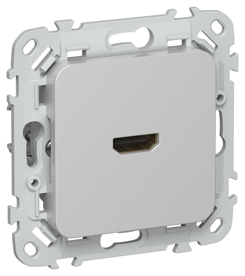 FLITE Розетка HDMI РШДМА-ФлА алюминий IEK