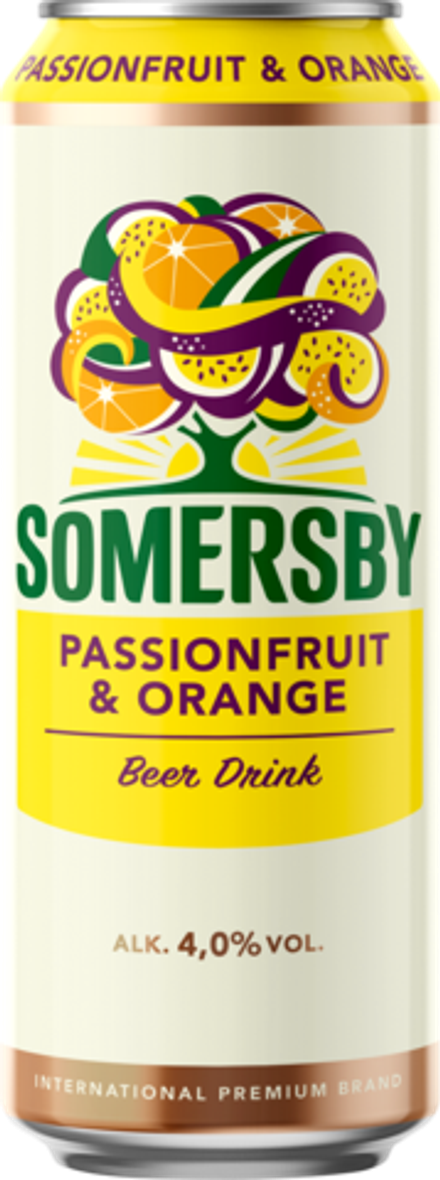 Пивной Напиток Somersby Passionfruit & Orange 0,45 л ж/б