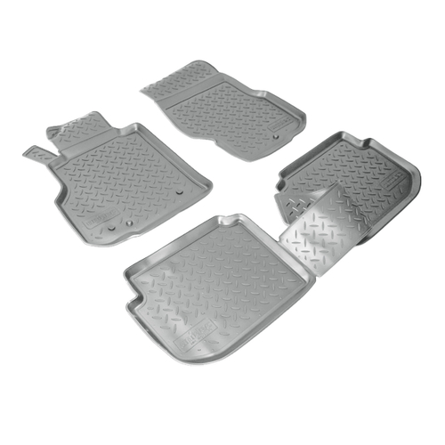 Ковры в салон Norplast/Unidec для Infiniti M в кузове Y50 (2005-2010), Серый, арт.NPL-Po-33-70-G