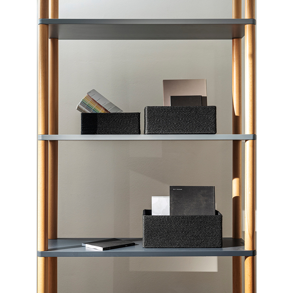 Корзина для хранения lian, 26х16х10 см, черная