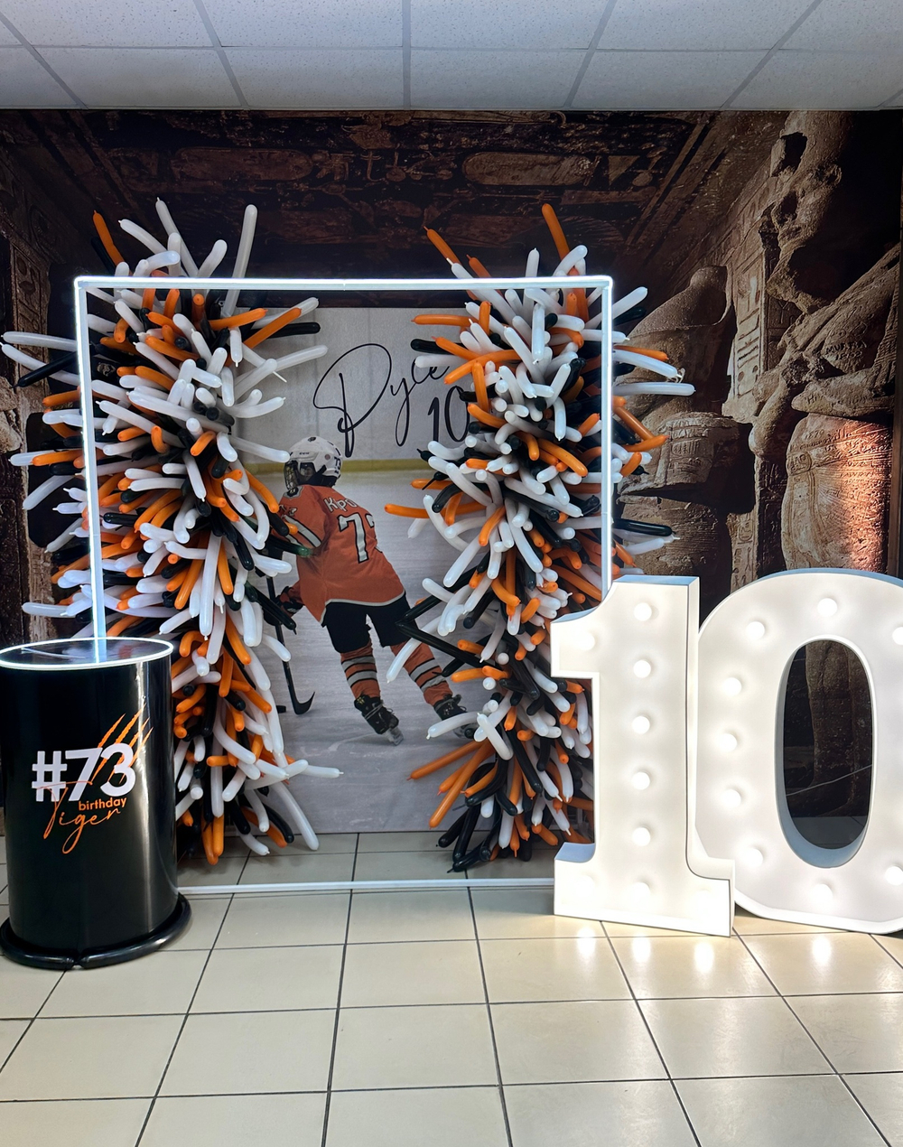 Фотозона хоккей Амур , тигры , спорт №1517