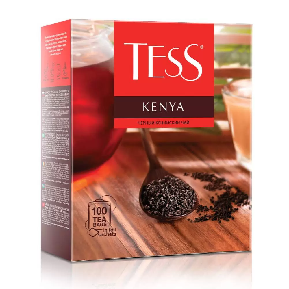 Чай черный Tess Kenya 100 пакетов