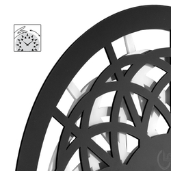 Часы настенные Lowell 07412NB Италия фрагмент