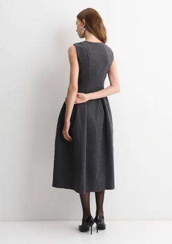 Сарафан Адель серый
