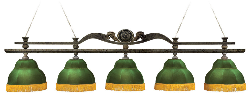 Лампа Лео II 5 - плафонов клен