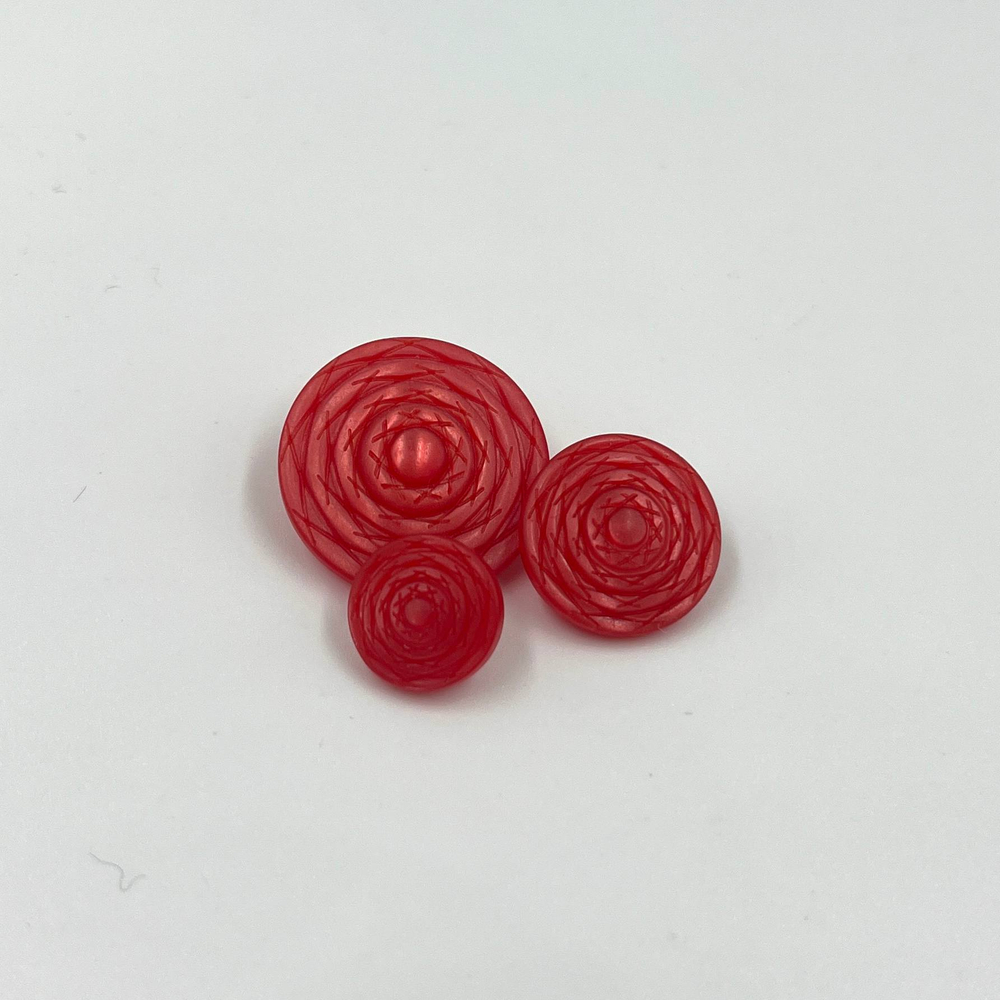 Пуговицы красные диски