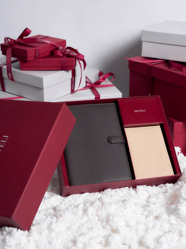 Подарочный сет блокнот + картхолдер