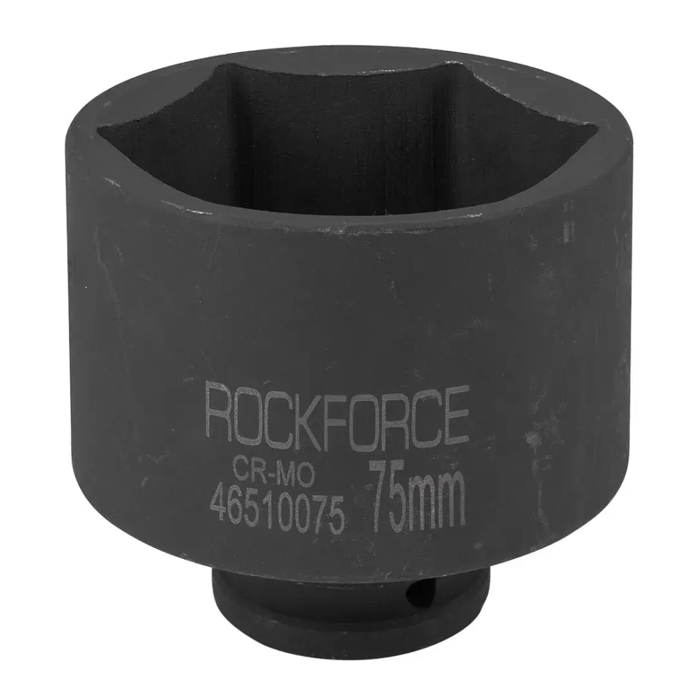 Головка ударная глубокая 3/4'', 75мм (6гр.) RockForce##Rock FORCE RF-46510075