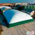 Надувной манеж для ледового катка «Север», 56×26×13 м