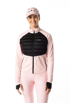 ЛОНГСЛИВ С ПУХОВОЙ ВСТАВКОЙ ЖЕНСКИЙ LONG SLEEVE DOWN PUFFER | ROSE QUARTZ