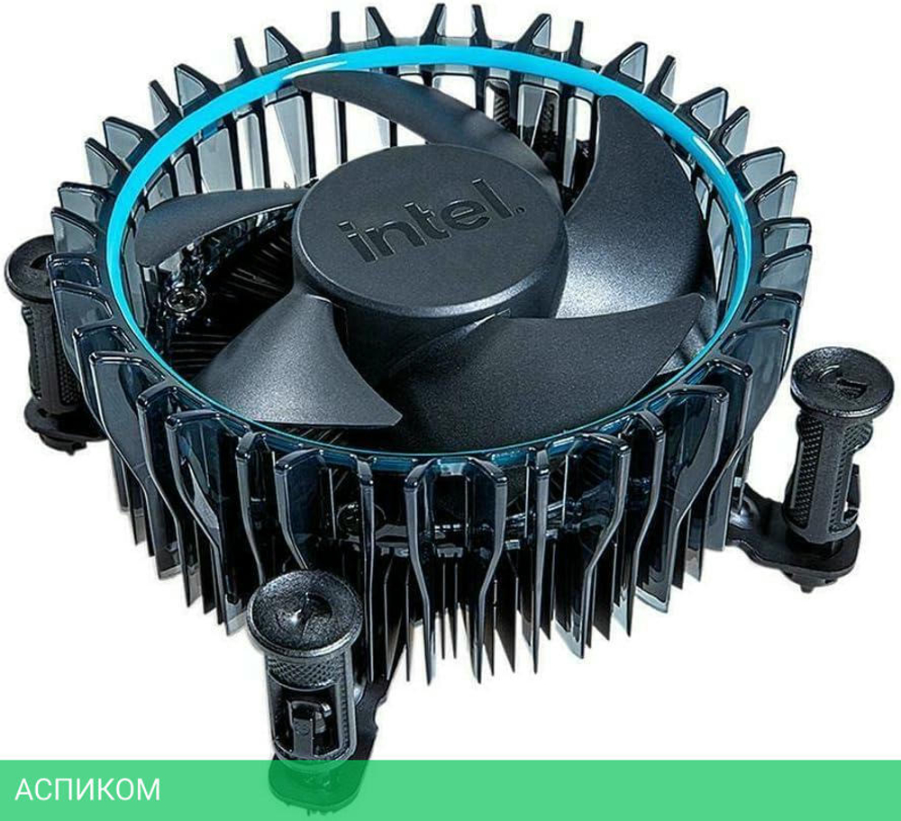 Кулер для процессора Intel Laminar RM1 AL+Cu 65W Blue LED (M23901)