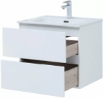 Тумба с раковиной Aquanet Алвита New 277510 60 белый матовый