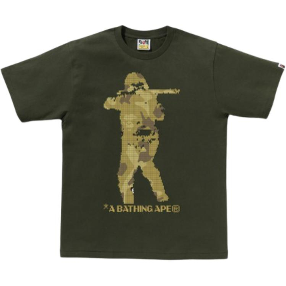 A Bathing Ape Bitmap Soldier Tee