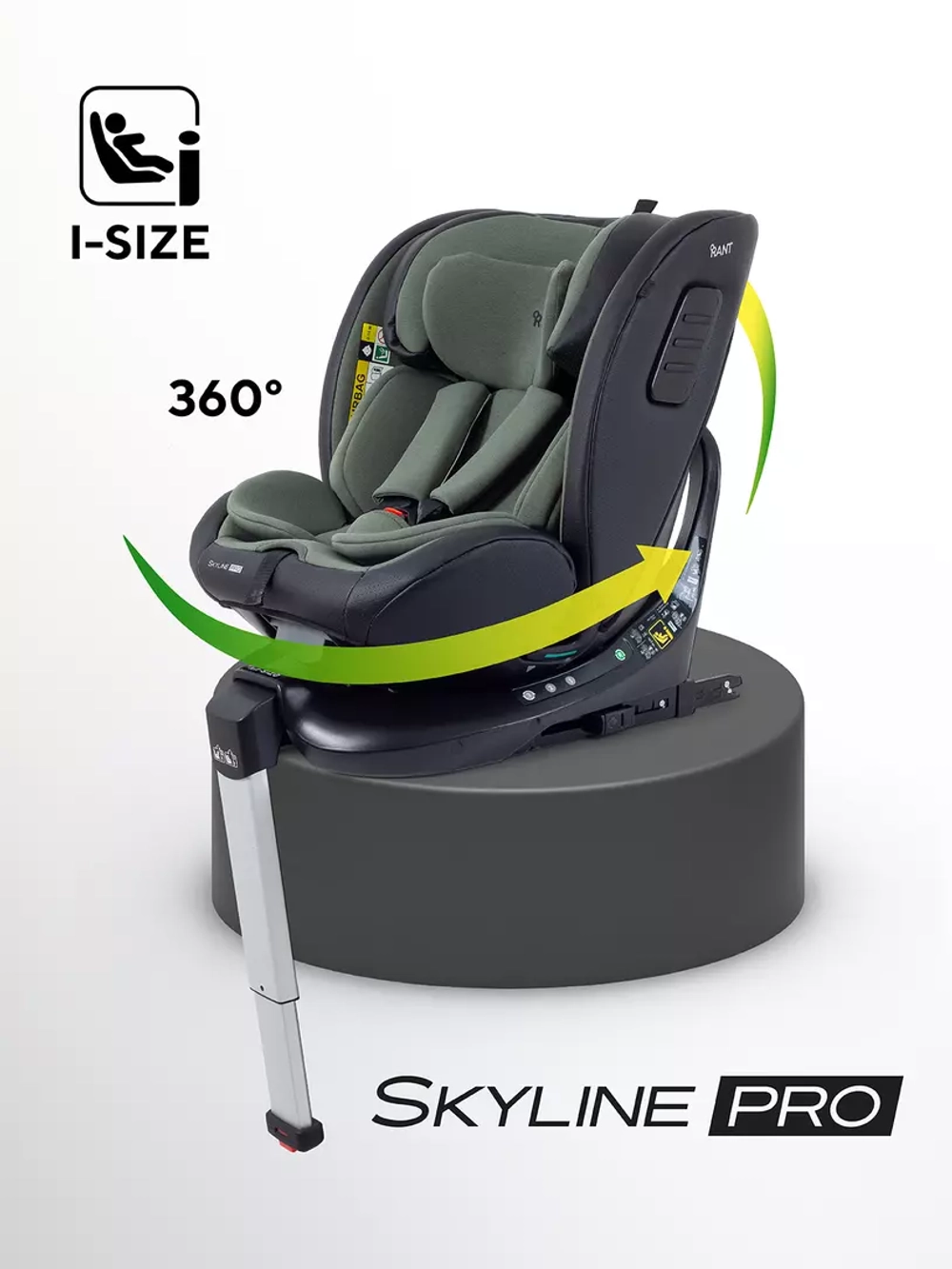 Автокресло RANT YC32 Skyline Pro (Green) (40-150см)
