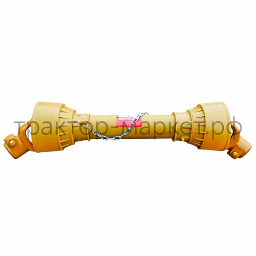 Вал карданный 6*6 шлицов, 700 мм,трехлимонник, крестовина 27х74,5 (25-45 л.с.) с кожухом