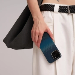 Чехол Pitaka Tactile Woven case для iPhone 16 Pro - Moonrise (KI1601MO)