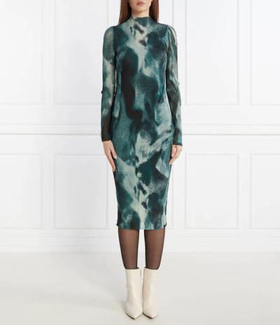 Платье Eviba_AOP BOSS BLACK - зеленый(50510257)