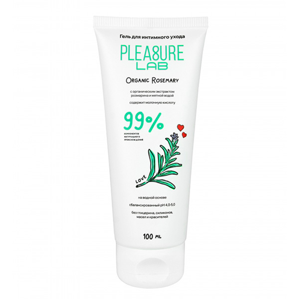 Гель для интимного ухода Pleasure Lab Organic Rosemary 100мл
