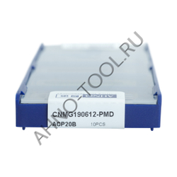 Пластина твердосплавная ISO CNMG190612-PMD ACP20B AHNO по стали, получистовая