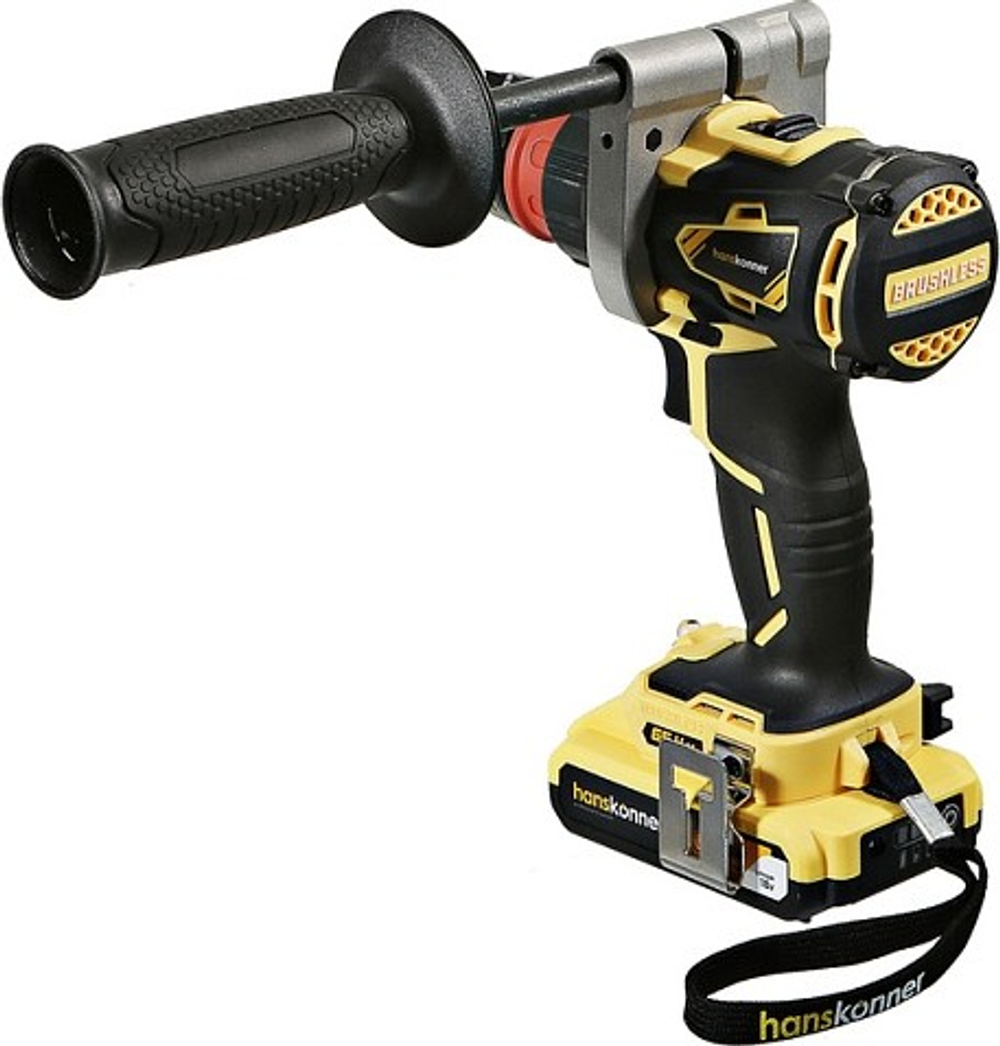 Дрель-шуруповерт аккумуляторная HANSKONNER HCD1865BLC HCD1865BLС