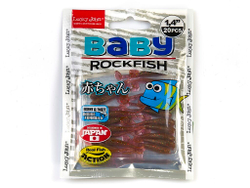 Мягкая приманка Lucky John BABY ROCKFISH 1.2in (35 мм), цвет S14, 20 шт.