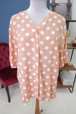 Блузка Classic в горох 42-44 размер