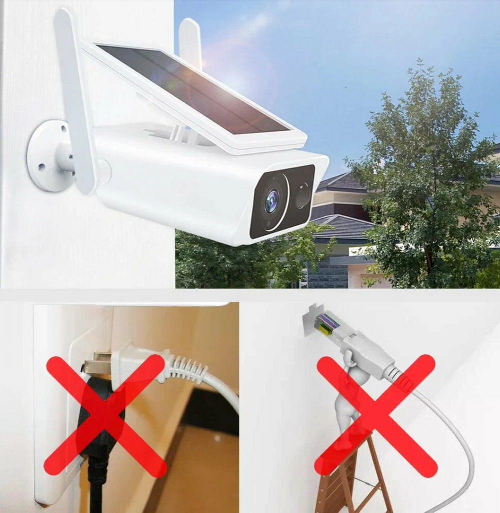 Wi-fi Smart камера + Solar panel 4MP RoHS A50