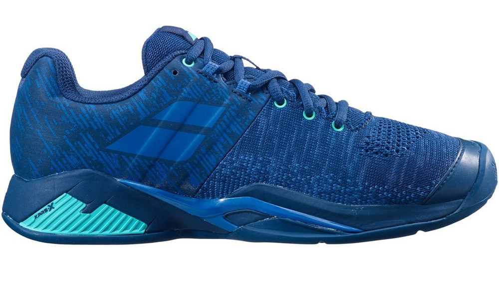 Мужские кроссовки теннисные Babolat Propulse Blast Clay Men - небесный