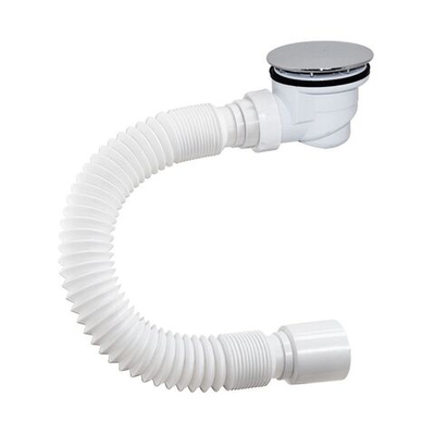 Сифон для душевой кабины, гофрированный, 60х40/50х62 мм, Orio, ДХ-602