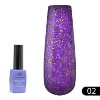 ГЕЛЬ ЛАК PEACOCK 8 МЛ, 02