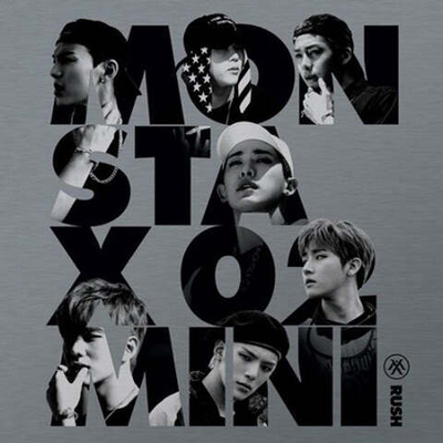 Альбом MONSTA X - RUSH 2nd Mini Album OFFICIAL Version