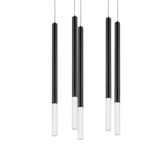 Комплект с подвесной люстрой Lightstar Tubo (574727+747147 (5шт) L5T747147